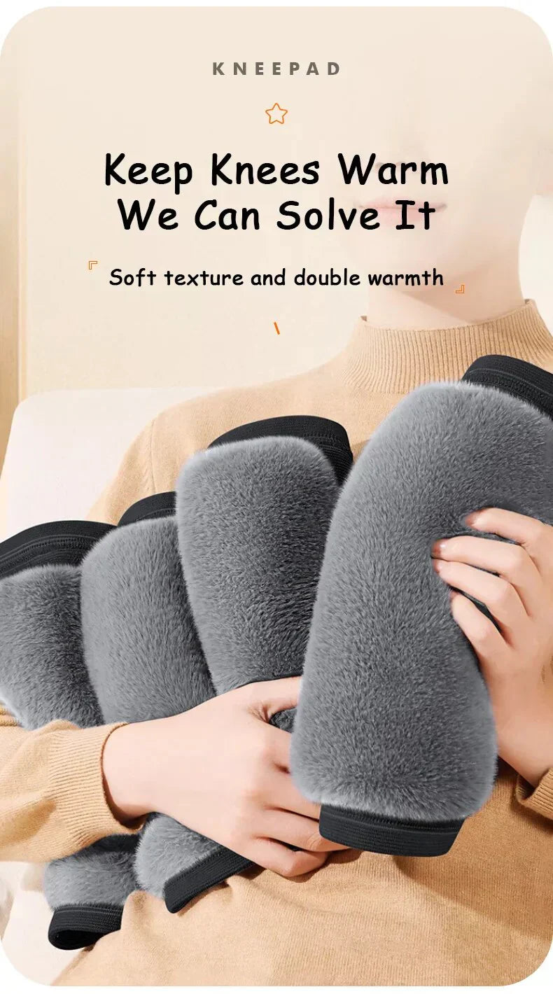 Winter Wool Cashmere Kneecaps Set Of 02