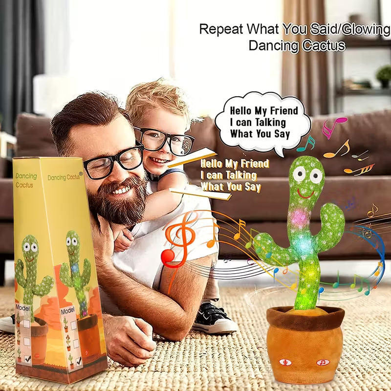 Cute Dancing and Talking Cactus Toy