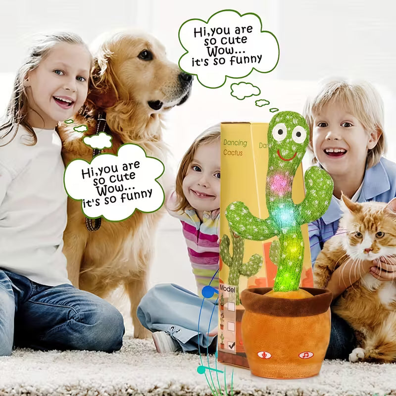 Cute Dancing and Talking Cactus Toy