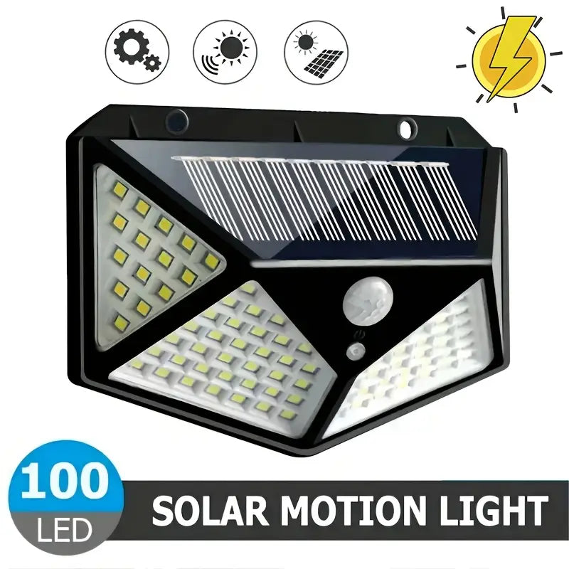 Wallmounted 100 Led's Solar Sensor Light