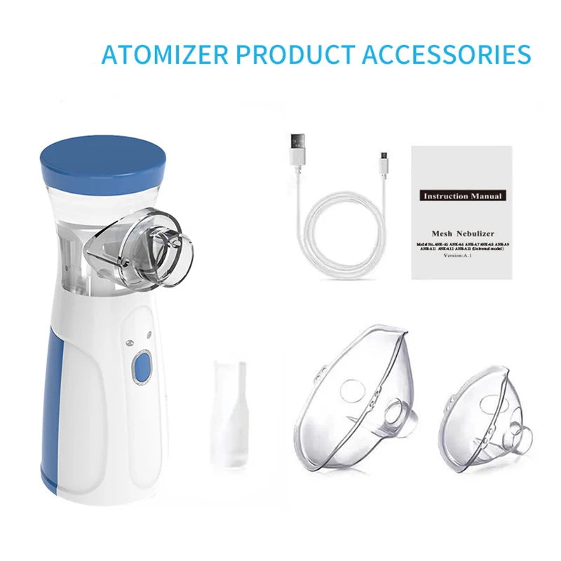 Portable Rechargable Nebulizer For Kids & Adults