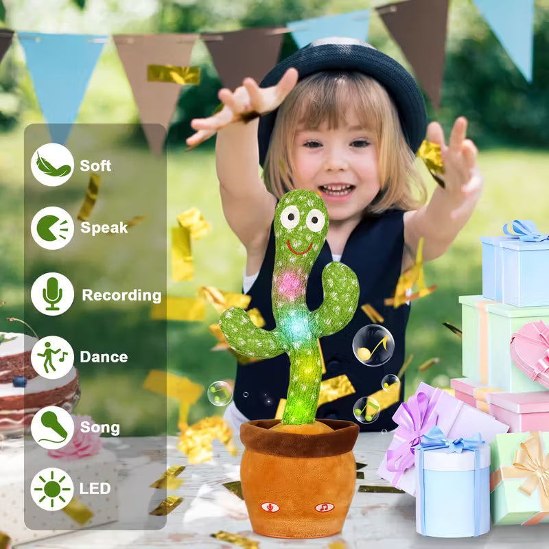 Cute Dancing and Talking Cactus Toy
