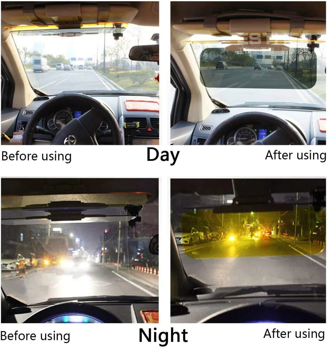 Anti-Glare Safety Car Sun Visor Extender