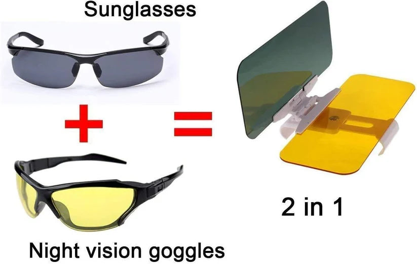 Anti-Glare Safety Car Sun Visor Extender