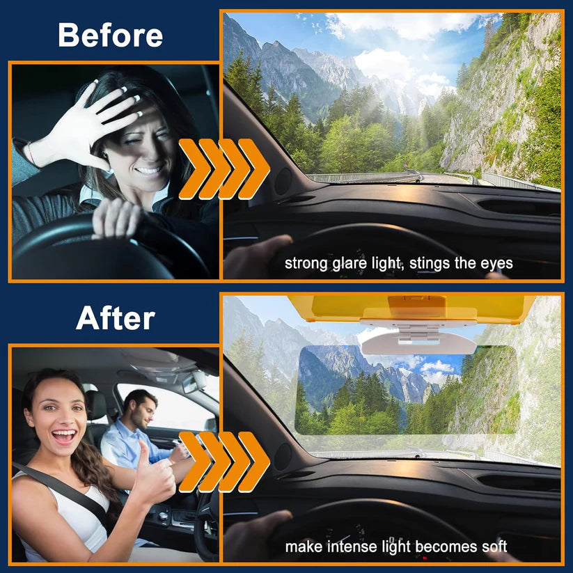 Anti-Glare Safety Car Sun Visor Extender