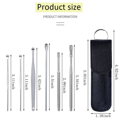 Stainless Steel Ear Pick Set