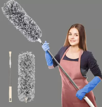 Flexible Grey Mop With Long Rod