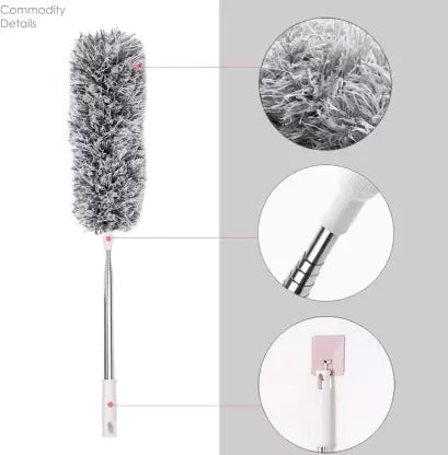 Flexible Grey Mop With Long Rod