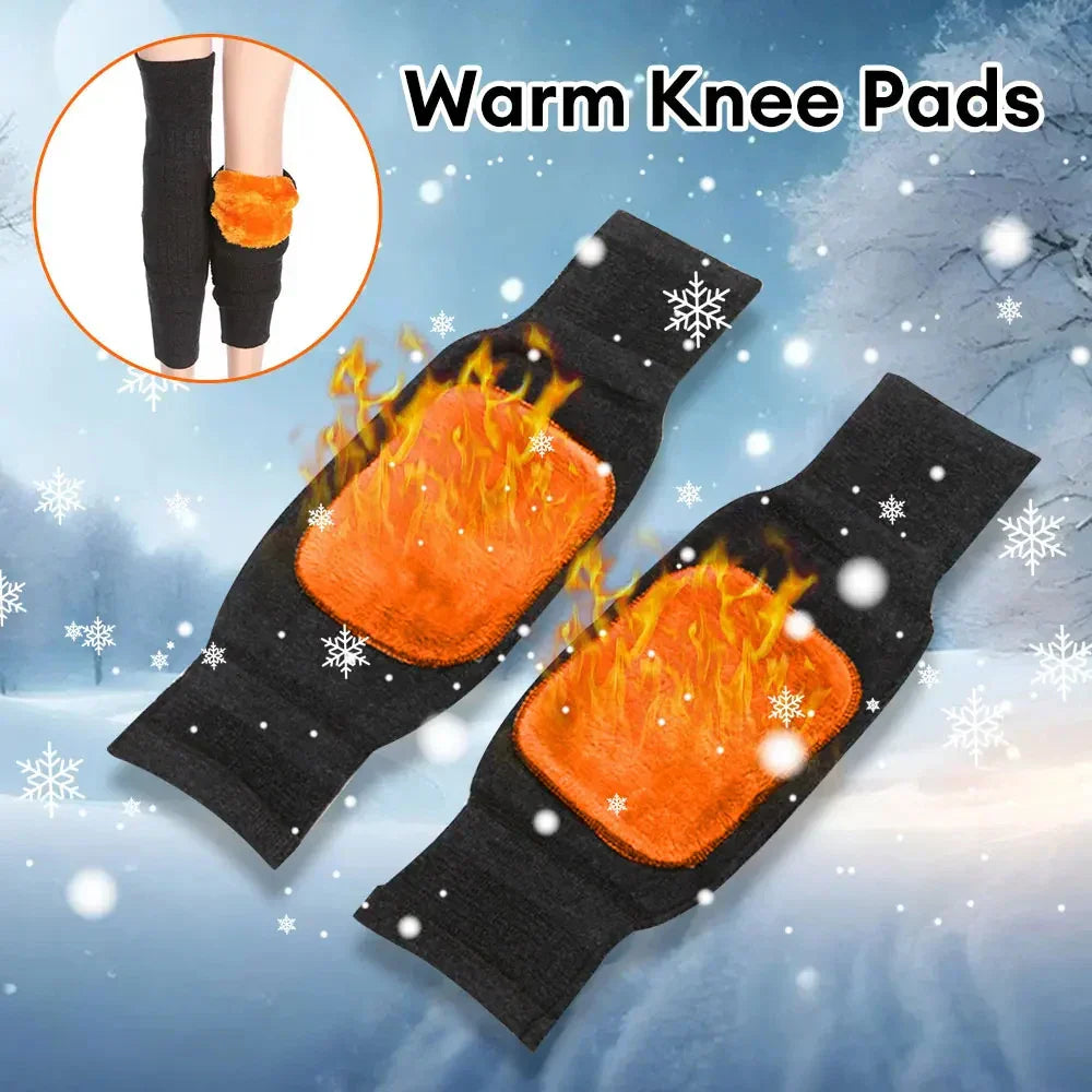 Winter Wool Cashmere Kneecaps Set Of 02