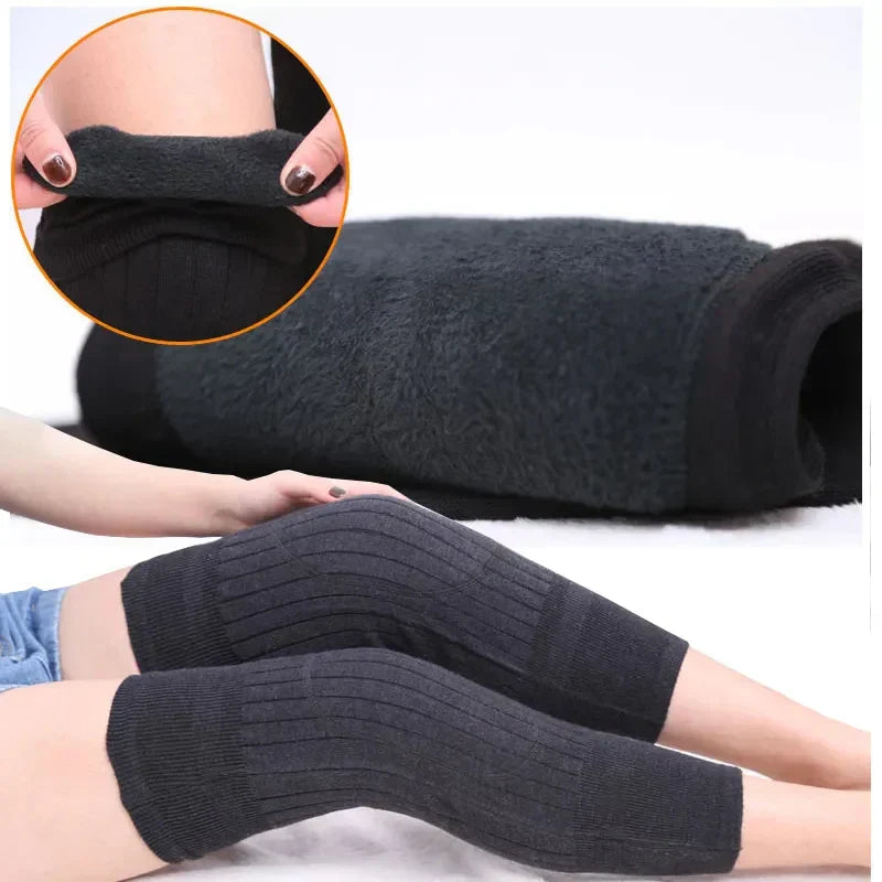 Winter Wool Cashmere Kneecaps Set Of 02