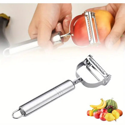 Multifunctional 2 In 1 Stainless Steel Peeler