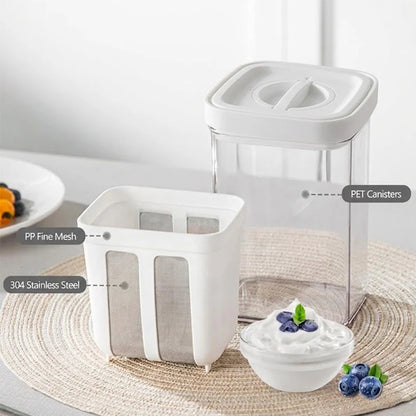 Multipurpose Greek Yogurt Maker and Beverage Strainer