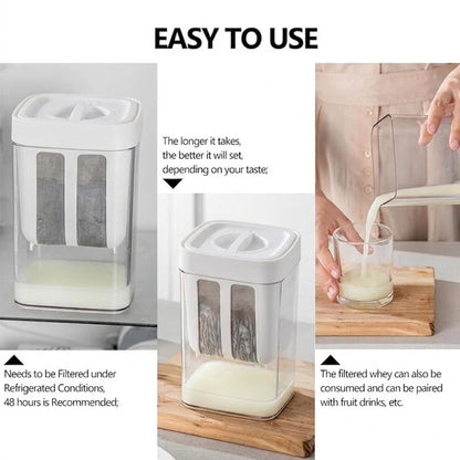 Multipurpose Greek Yogurt Maker and Beverage Strainer