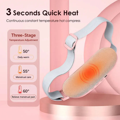 Period Cramp Relief Electric Heating Belt Massager