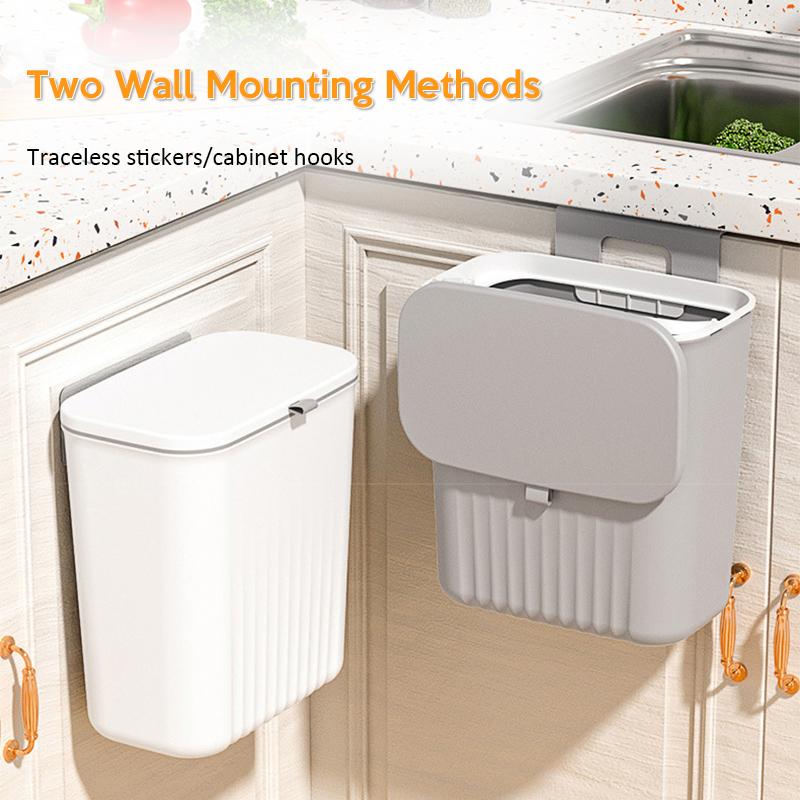 Multi-function Wall Mounted Trash Can