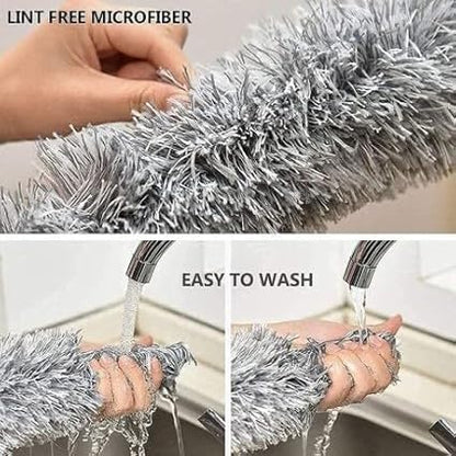Flexible Grey Mop With Long Rod