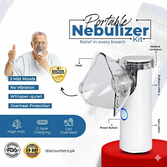 Portable Rechargable Nebulizer For Kids & Adults