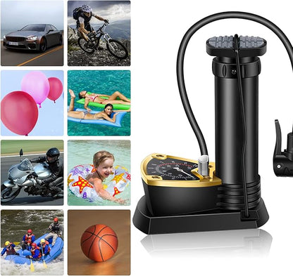 Portable High Pressure Foot Tyre Inflator Pump