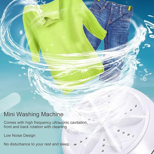 Ultrasonic Portable Washing Machine