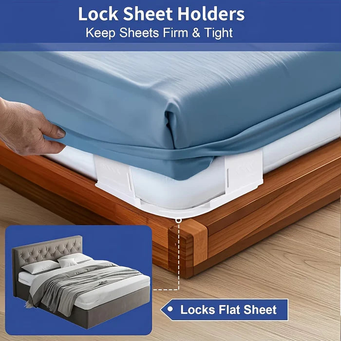 Adjustable BedSheet Lock Grippers