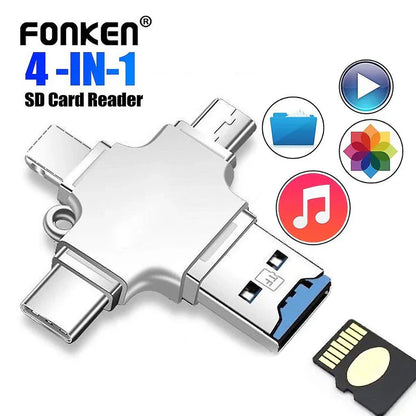 Multifunctional 4in1 Card Reader