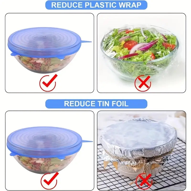 Silicone Reuseable Stretch Lids Cover