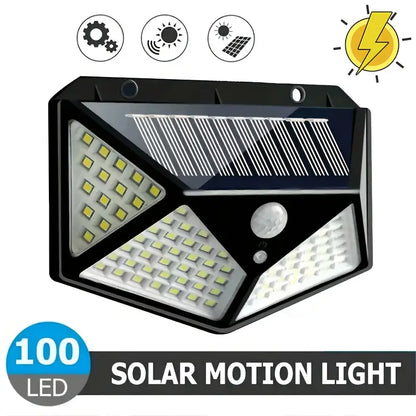 Wallmounted 100 Led's Solar Sensor Light