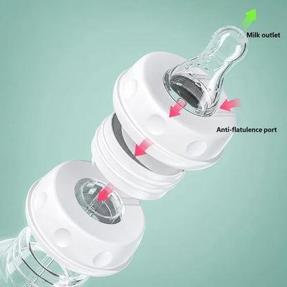 Anti-Colic Hands Free Baby Bottle 240ml