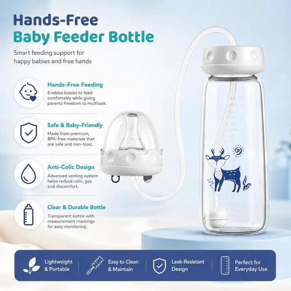 Anti-Colic Hands Free Baby Bottle 240ml