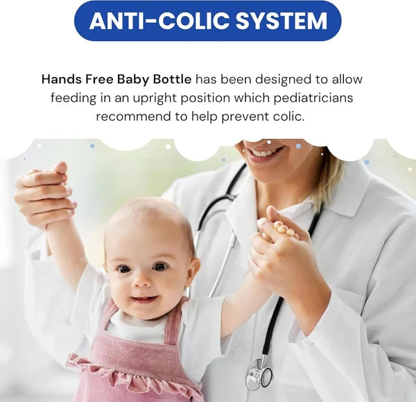 Anti-Colic Hands Free Baby Bottle 240ml