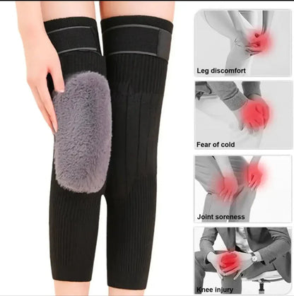 Winter Wool Cashmere Kneecaps Set Of 02