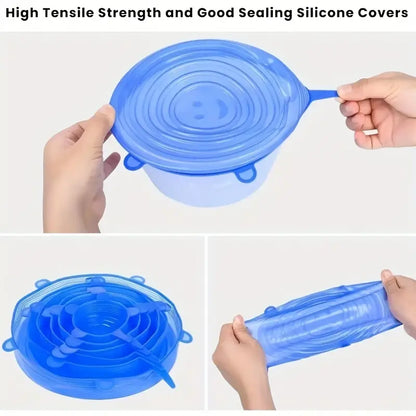 Silicone Reuseable Stretch Lids Cover