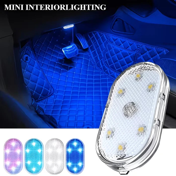 7 Color  Magnetic Car Interior Stobe Lights With Remote Control