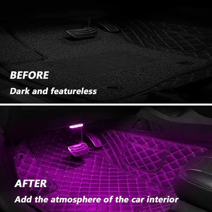 7 Color  Magnetic Car Interior Stobe Lights With Remote Control