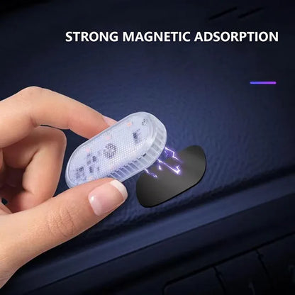 7 Color  Magnetic Car Interior Stobe Lights With Remote Control